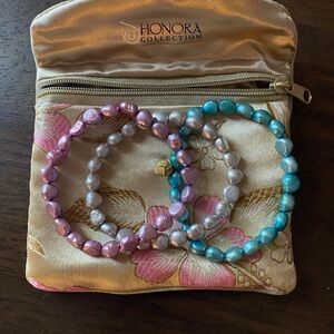 Honora Collection Pearl Bracelets Set